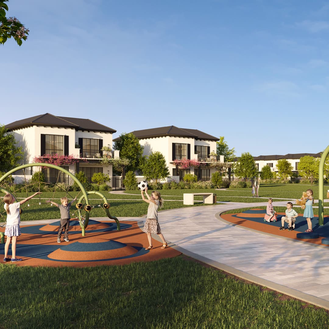 Hudayriyat Golf Estates villa exterior render 2