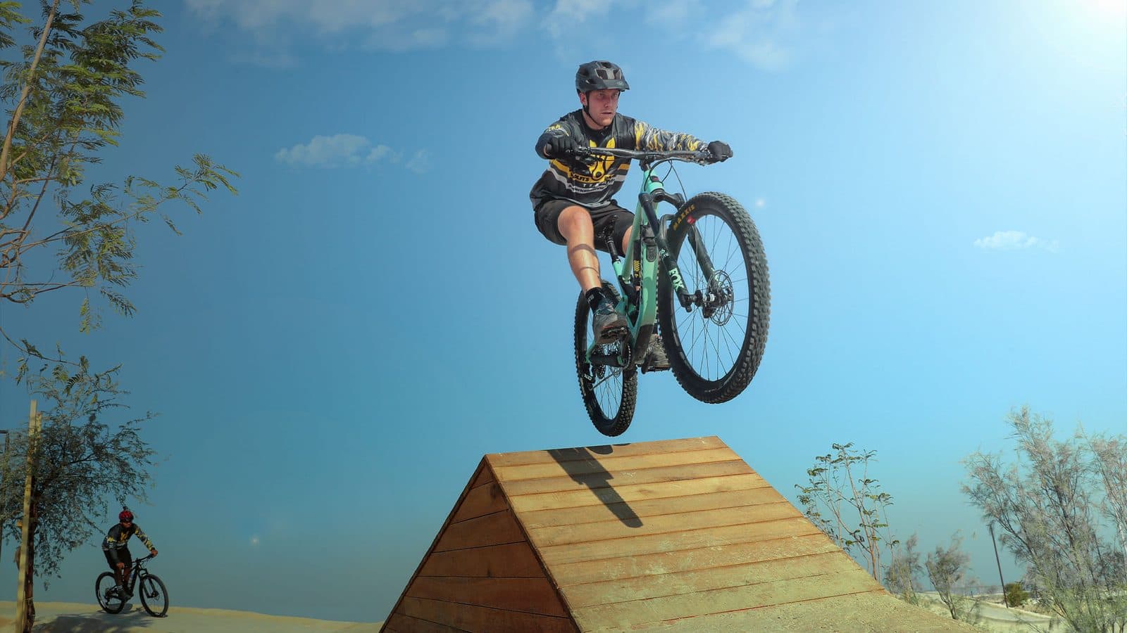 Mountain biking at Trail X